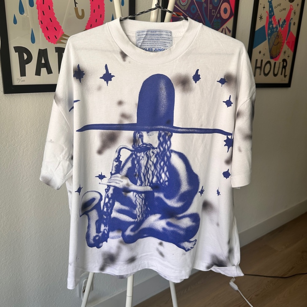 Jungles Jungles Tie Dye Wizard online Ceramics style tee